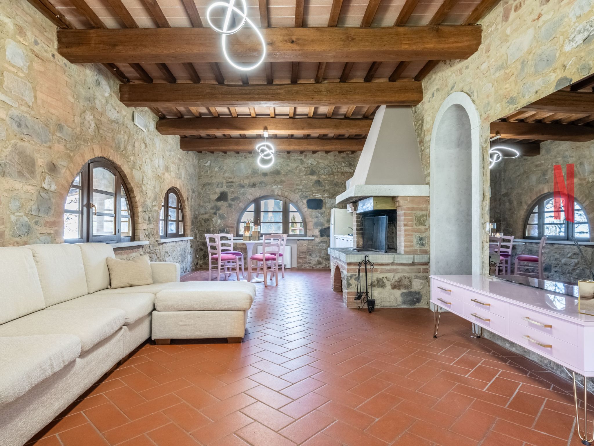 Für 10 Personen und 4 Kinder in Chianni, Toskana (Provinz Pisa)-Binnen