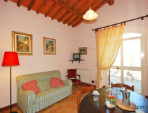Il Ligustro: romantisch appartement op Toscaanse wijnboerderij met zwembad - thumbnail 6