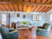 Rustiek appartement op Toscaans wijngoed met zwembad bij Greve in Chianti - thumbnail 5