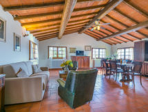 Rustiek appartement op Toscaans wijngoed met zwembad bij Greve in Chianti - thumbnail 6