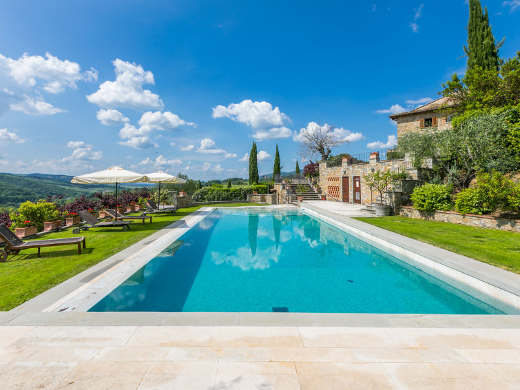 Privézwembad en rust in vakantiehuis Lamore di Carla, Greve in Chianti in Greve in Chianti