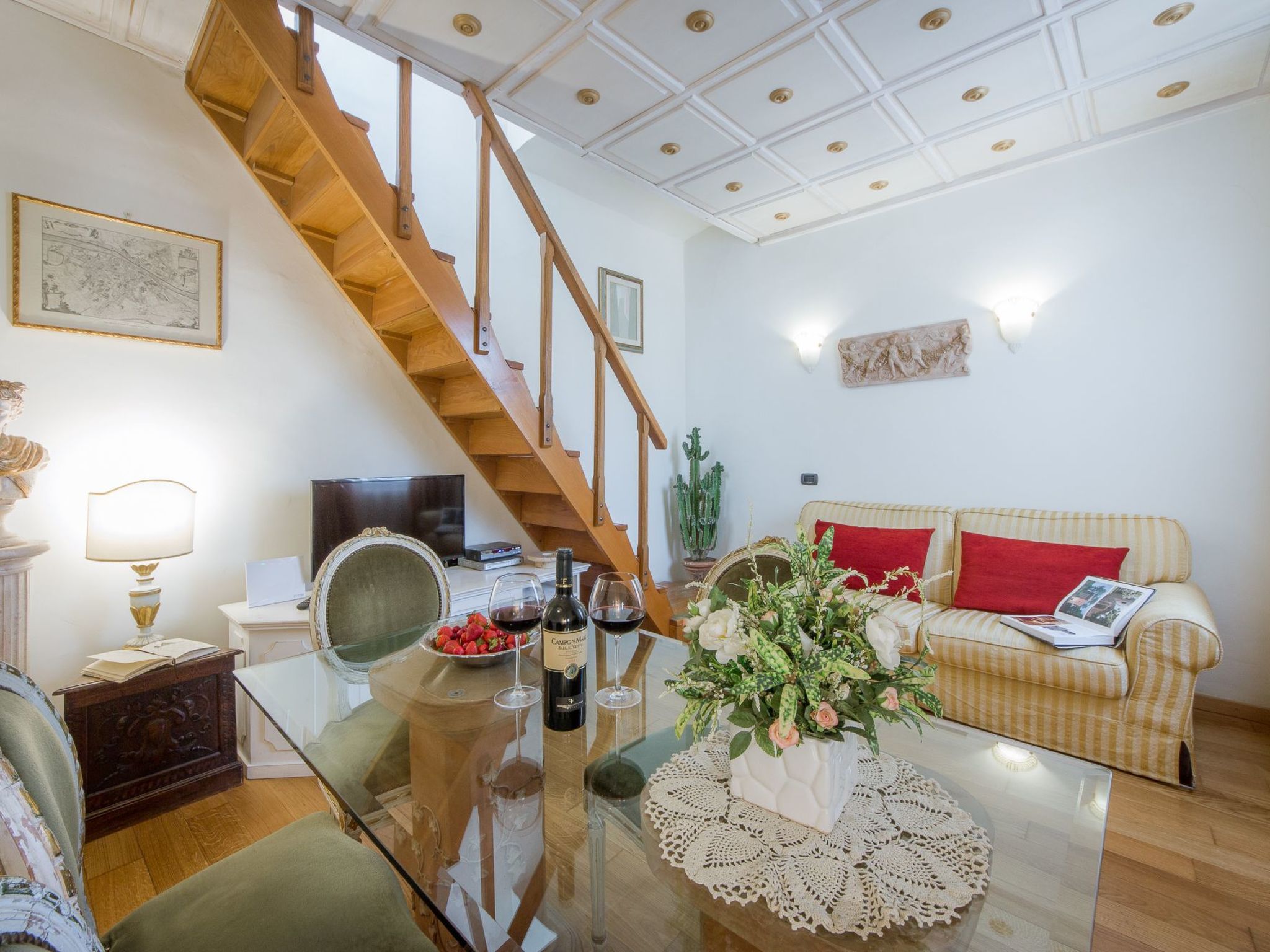 Ruhige Wohnung in Santa Croce mit Terrasse, Kathedrale von Florenz-Nähe-Binnen