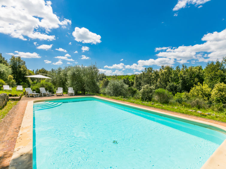 Privézwembad en rustieke sfeer in vakantiehuis Casino di Lecceto, Siena in Siena