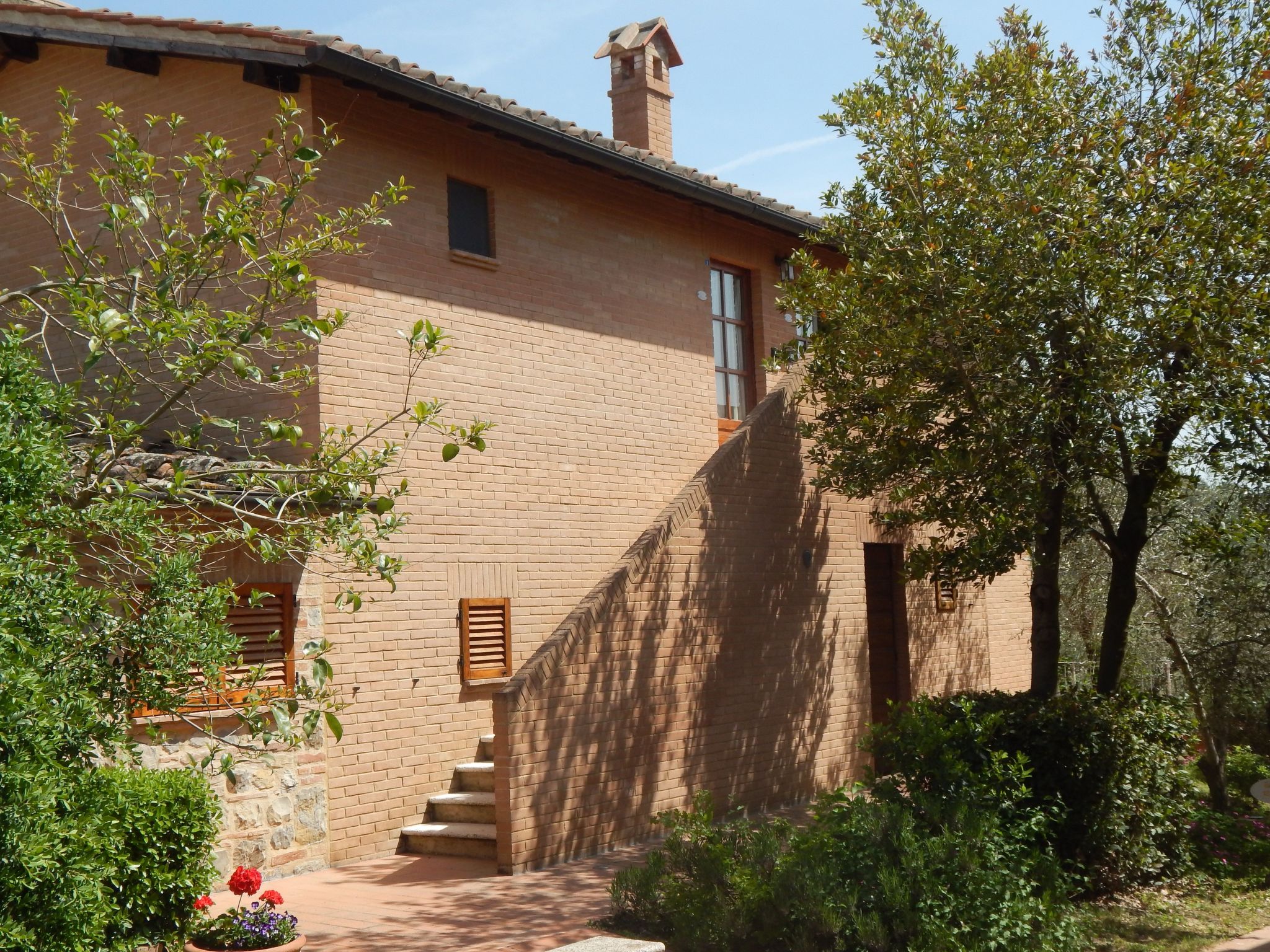 Studio im ersten Stock eines Landhauses