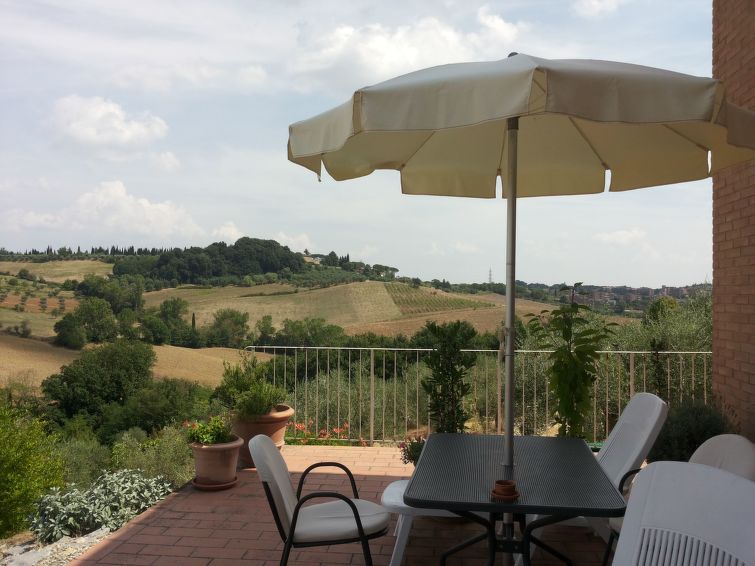 Sfeervol appartement voor twee in de natuur nabij Siena in Siena