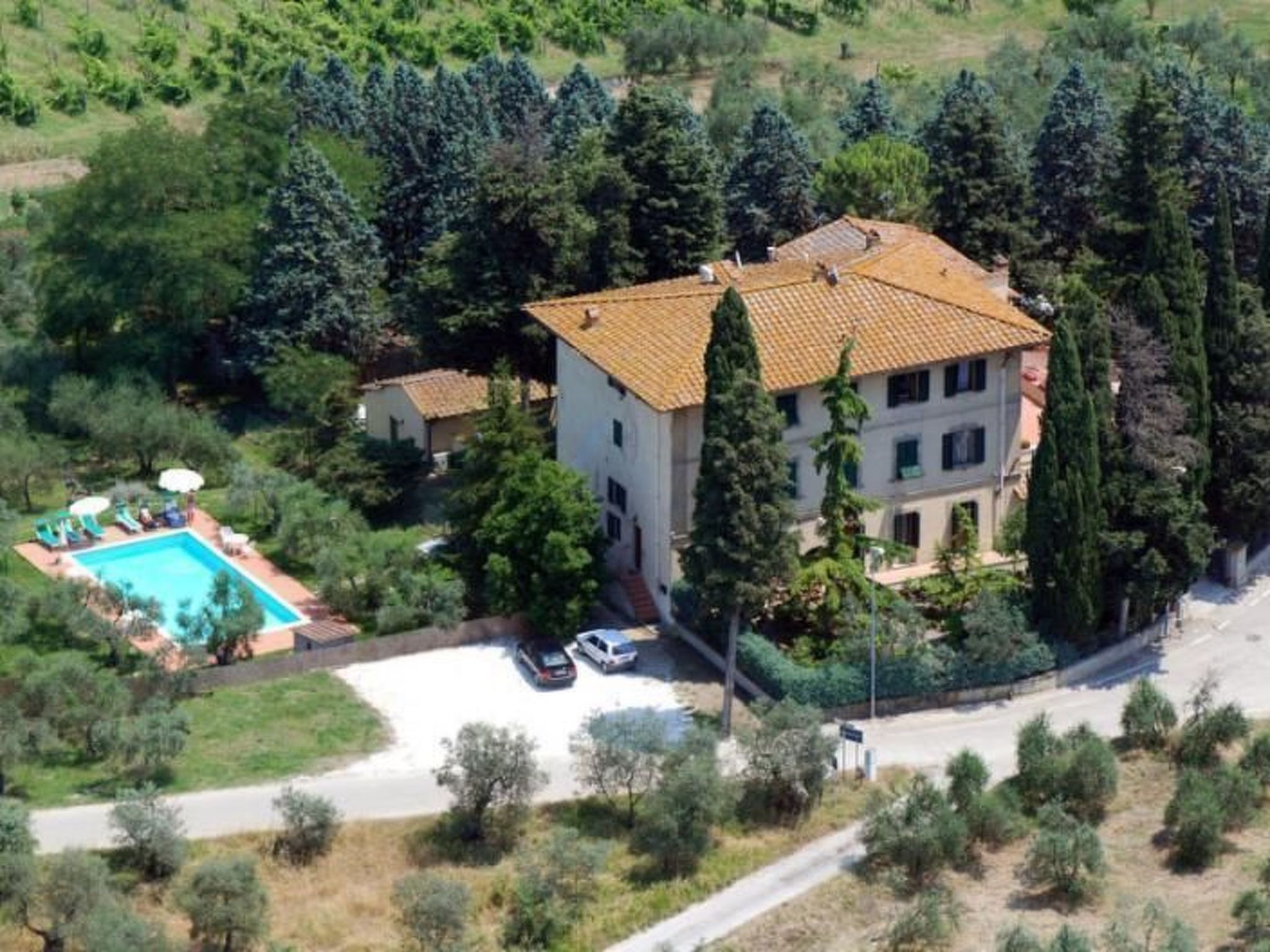 Vakantiehuis met privé zwembad in Montespertoli (Italië) voor 19 personen