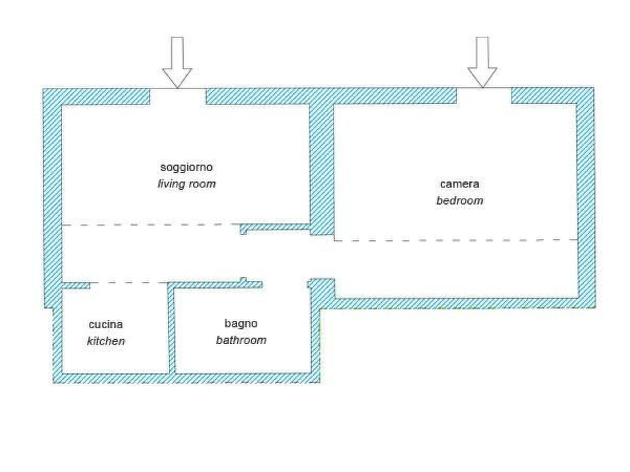Wohnung Le Crete Vacanza Edera-Binnen