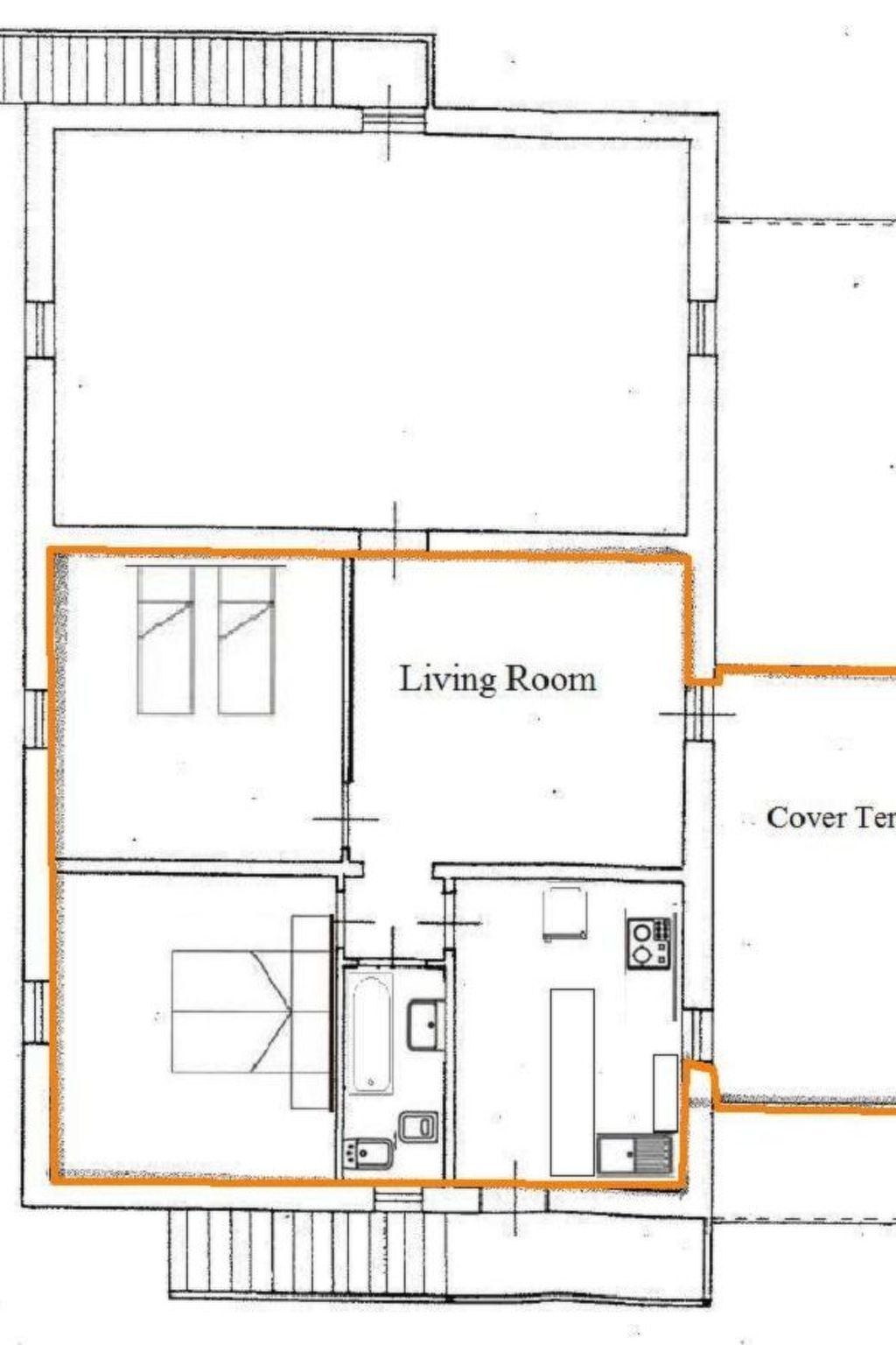 'Casa Rossa' mit Pool-Inside