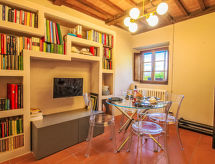 Romantisch Toscaans landhuis nabij Arezzo met panoramisch uitzicht - thumbnail 3