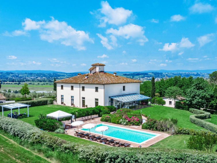 Villa Michelangioli: Whirlpool en privézwembad in Castiglion Fiorentino in Castiglion Fiorentino