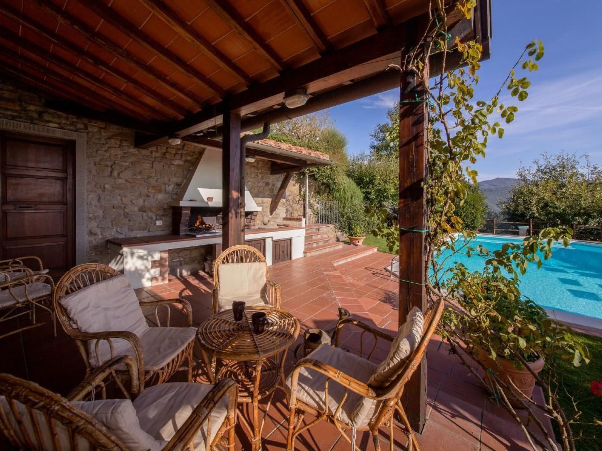 Villa La Foce-Binnen