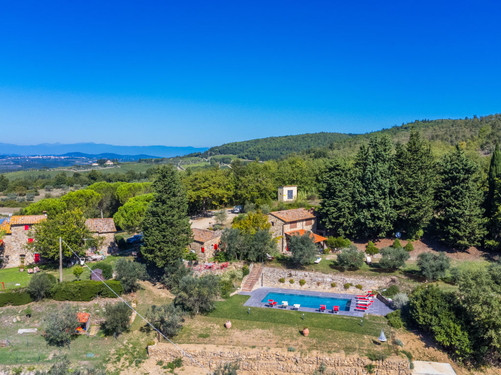 Badia a Passignano — Aerial photography