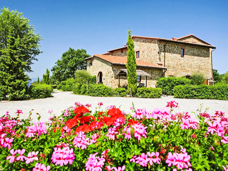 Sfeervolle boerderij Cerbiatto n°5A in het hart van Gaiole in Chianti in Gaiole in Chianti