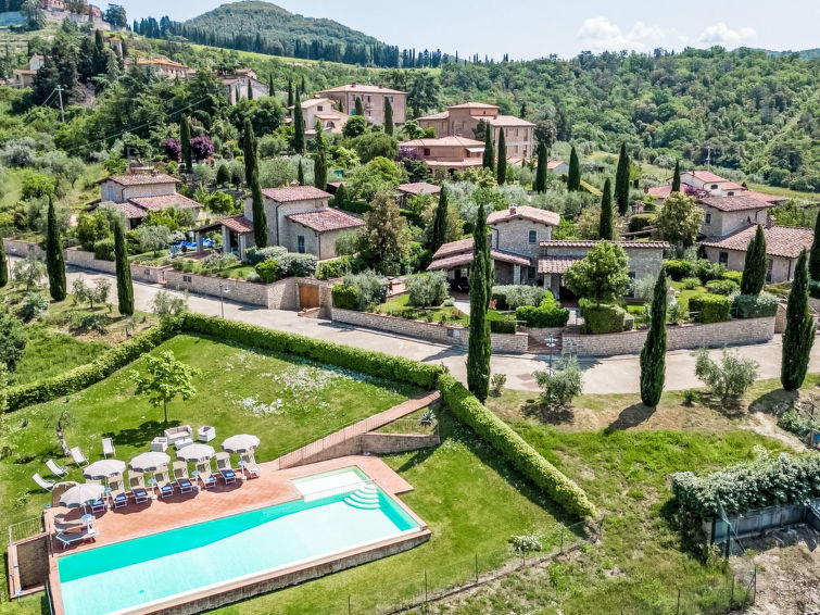 Sfeervol vakantiehuis San Regolo in het hart van Gaiole in Chianti in Gaiole in Chianti