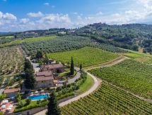 Landhuis Boccaccio in Chianti: 4-persoons appartement met zwembad - thumbnail 5