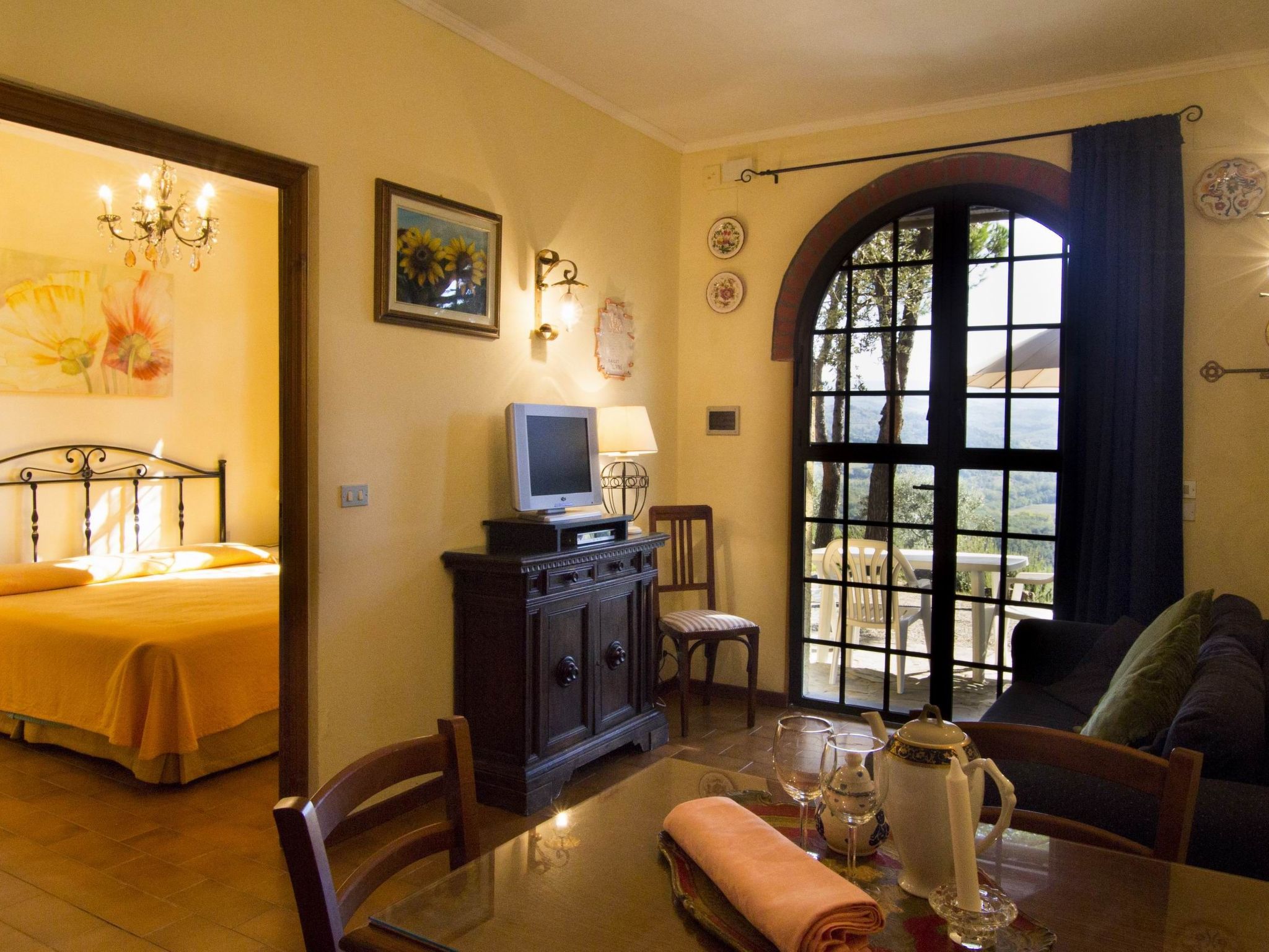 Komfortable Wohnung mit eigener Terrasse