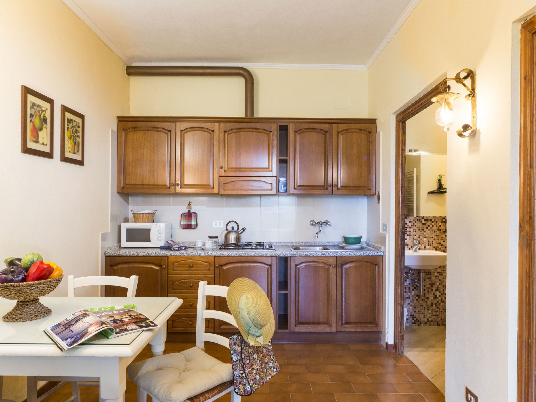 Komfortable Wohnung mit eigener Terrasse