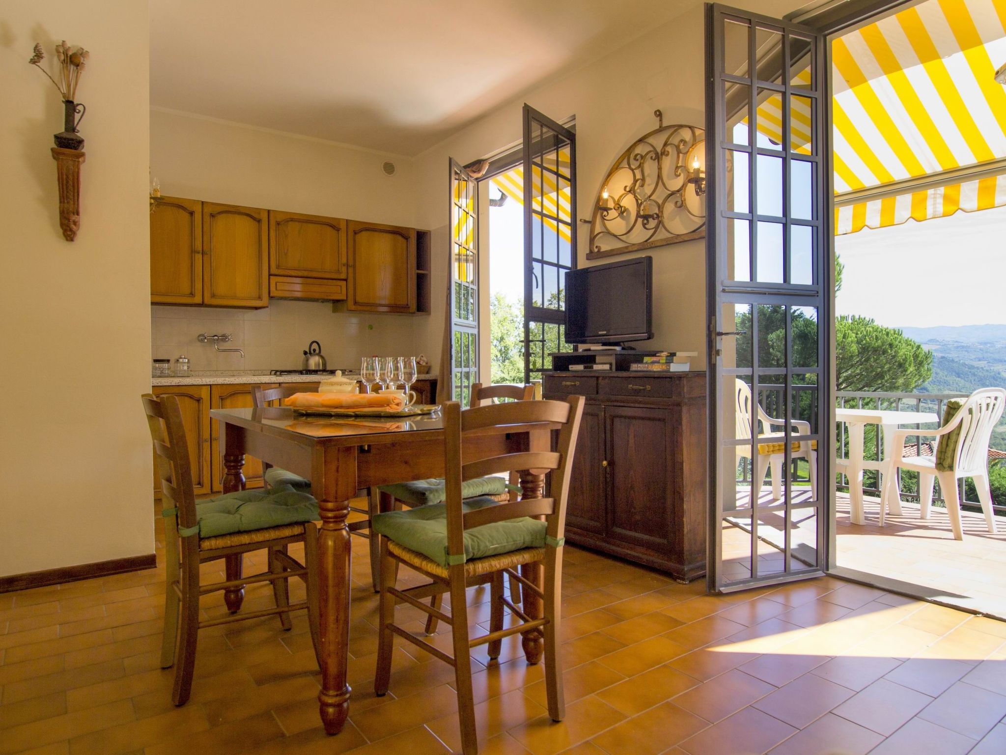 Wohnung Poggio Oro Chianti mit Terrasse