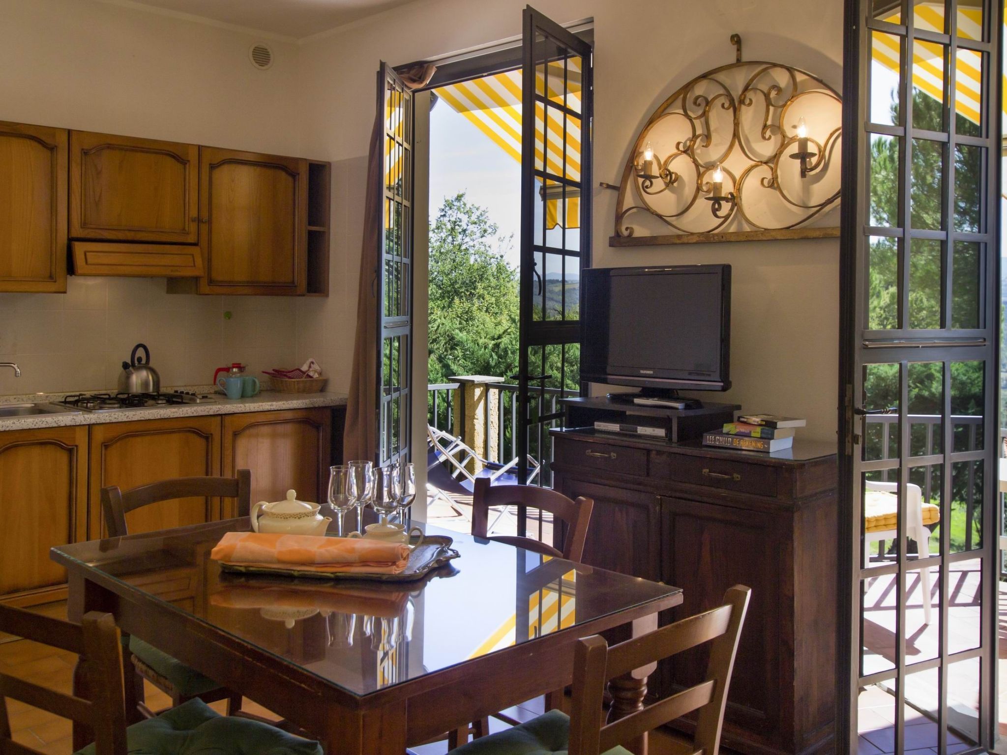 Wohnung Poggio Oro Chianti mit Terrasse-Drinnen