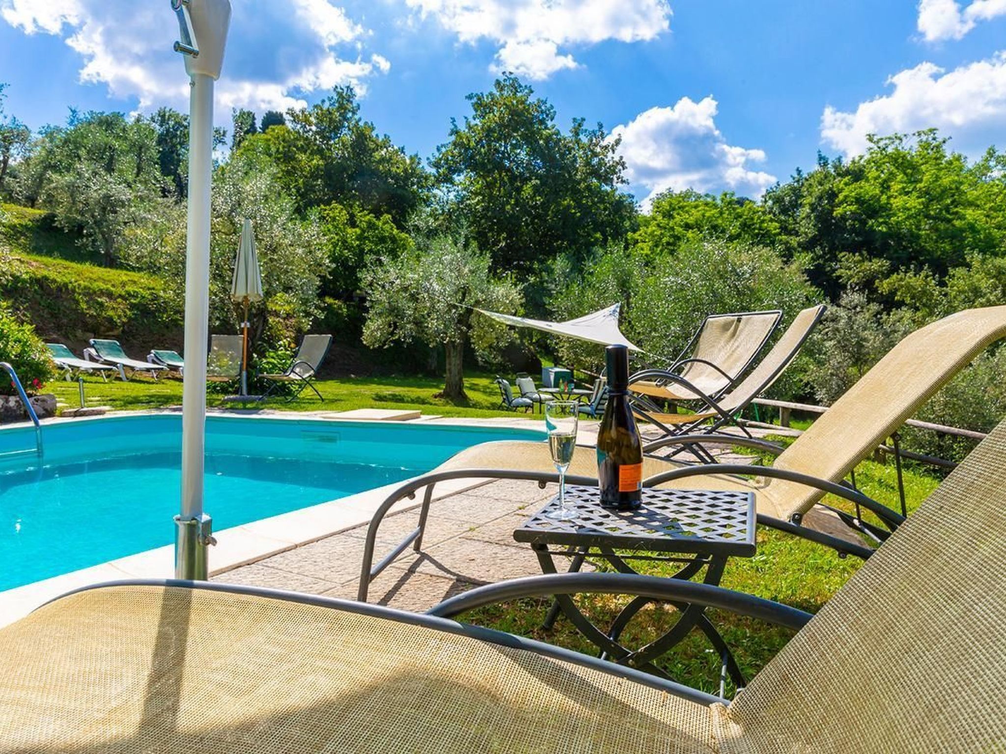 Wunderschöne Ferienwohnung in Monte San Savino mit gemeinschaftlichem Pool, Gar-Binnen