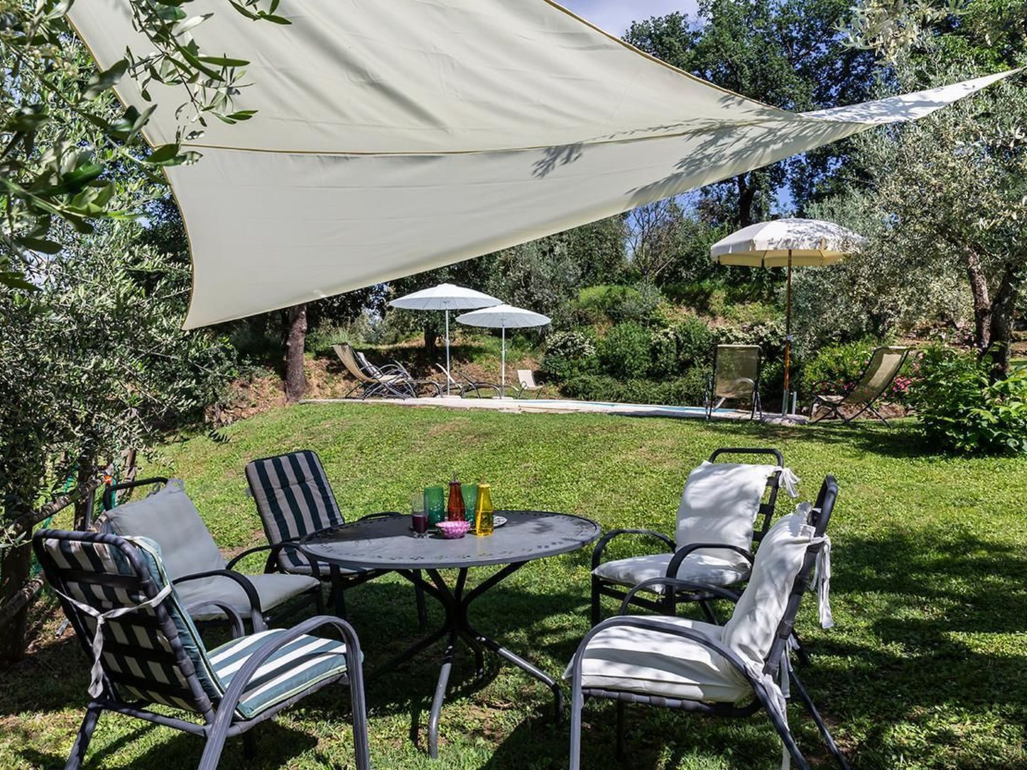 Wunderschöne Ferienwohnung in Monte San Savino mit gemeinschaftlichem Pool, Gar-Binnen