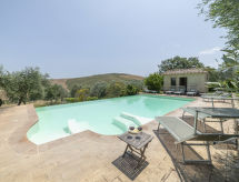 Historische villa met panoramisch uitzicht over de Val d'Orcia - thumbnail 4