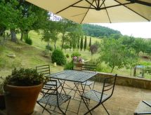 Casa Letizia: authentiek appartement met panoramisch uitzicht in Val d'Orcia - thumbnail 1
