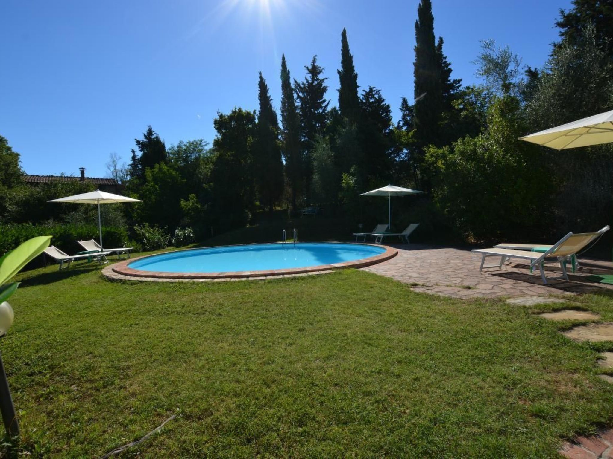 Wohnung La Capanna mit Garten und Pool-Drinnen