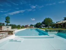Villa Cielo: Ruim Toscaans vakantiehuis voor 6 personen met zwembad bij Trequanda - thumbnail 1