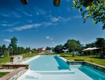 Villa Falco: Landelijke rust bij Trequanda met zwembad en Toscaans uitzicht - thumbnail 1
