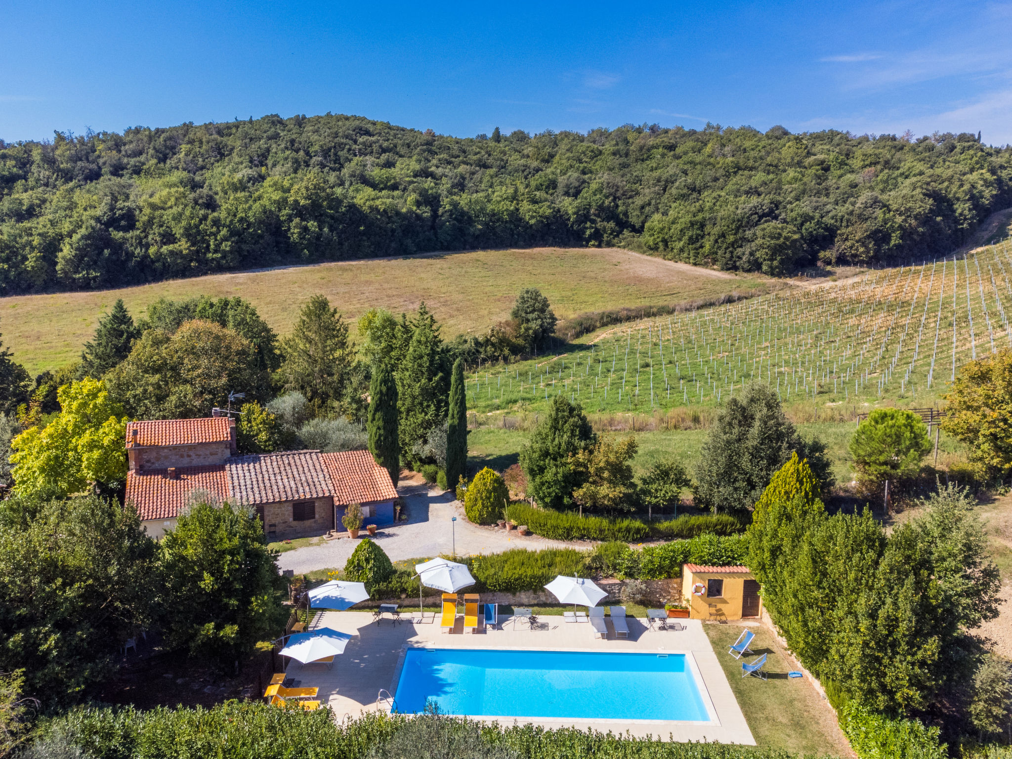 "Focolare", appartement 3-kamers op verhoogde begane grond. Het objekt is geschikt voor 2 volwassenen + 2 kinderen. Ruim, rustiek en gezellig ingericht: woon-/eetkamer met open haard en TV (Flatscreen..