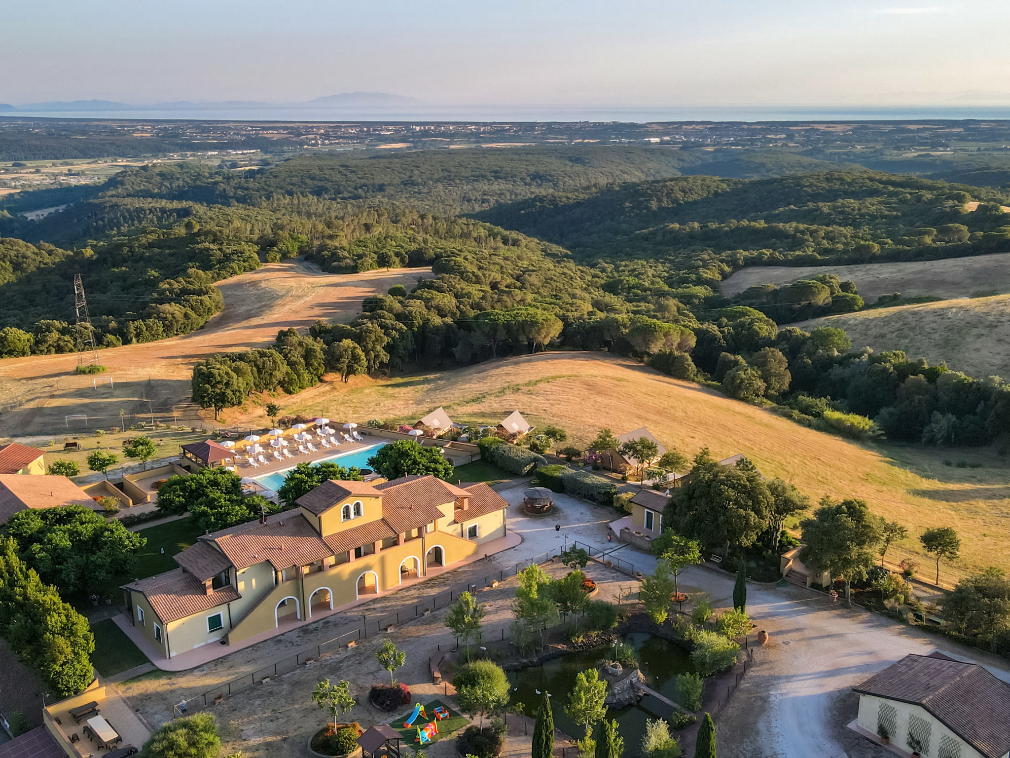 Ferienhaus mit umzäuntem Garten in Riparbella (Italien) und 1 Hund erlaubt