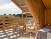 Glampingtent Minerva: sfeervol op een Toscaanse heuvel met zwembad - thumbnail 6