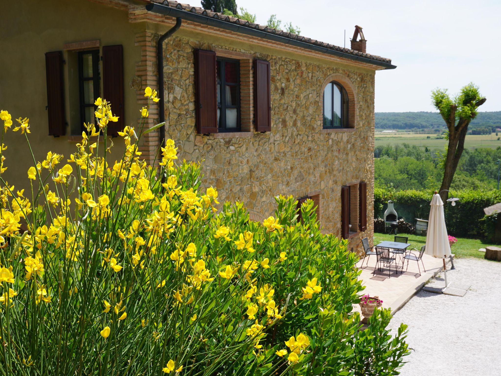 Wohnung in Riparbella mit privatem Parkplatz-Binnen