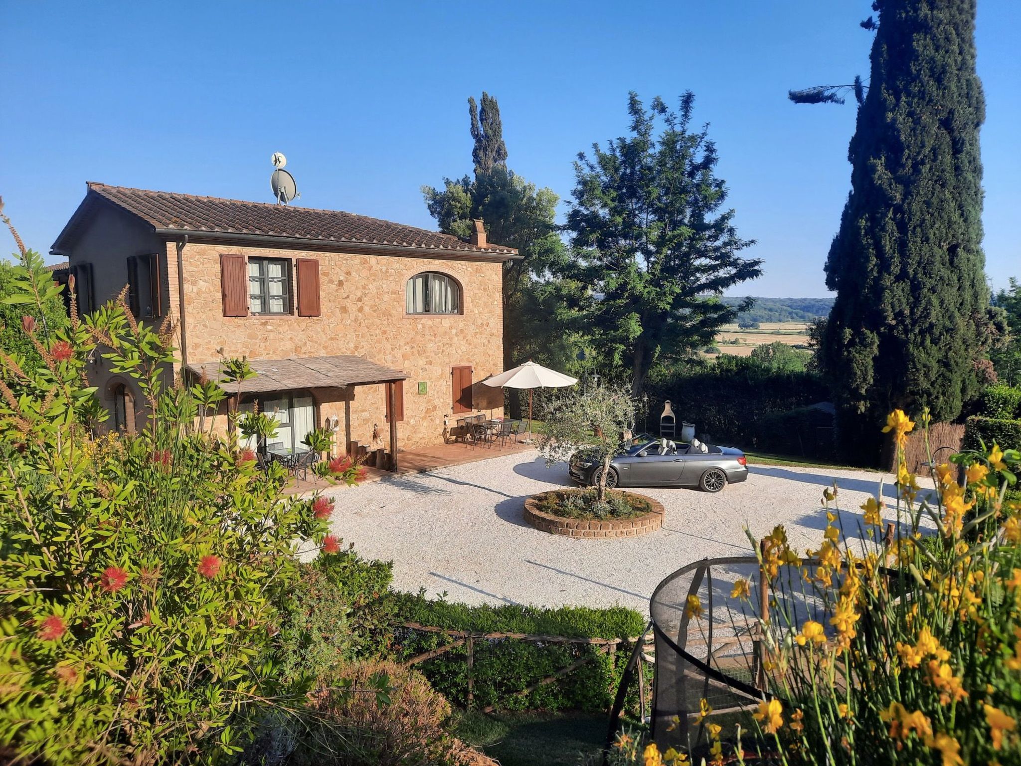 Wohnung in Riparbella mit privatem Parkplatz-Binnen