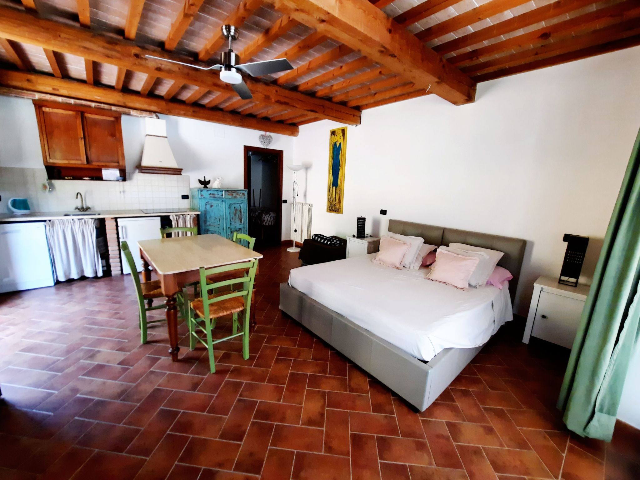 Wohnung in Riparbella mit privatem Parkplatz-Binnen