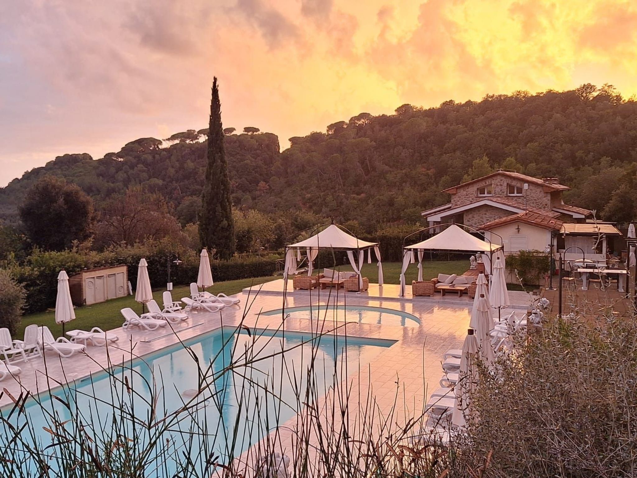 Wohnung in Riparbella mit privatem Parkplatz-Binnen