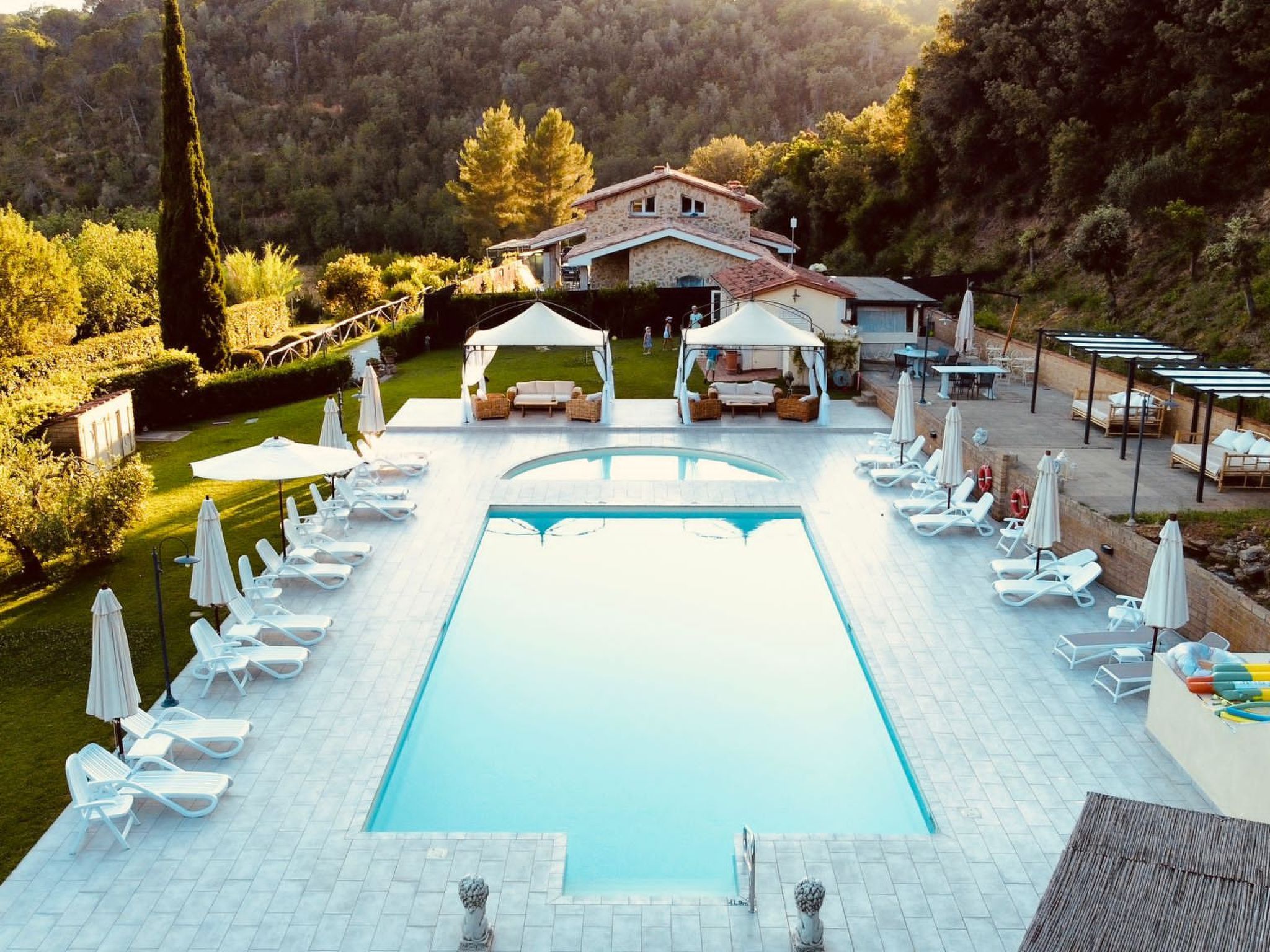 Wohnung in Riparbella mit privatem Parkplatz-Binnen