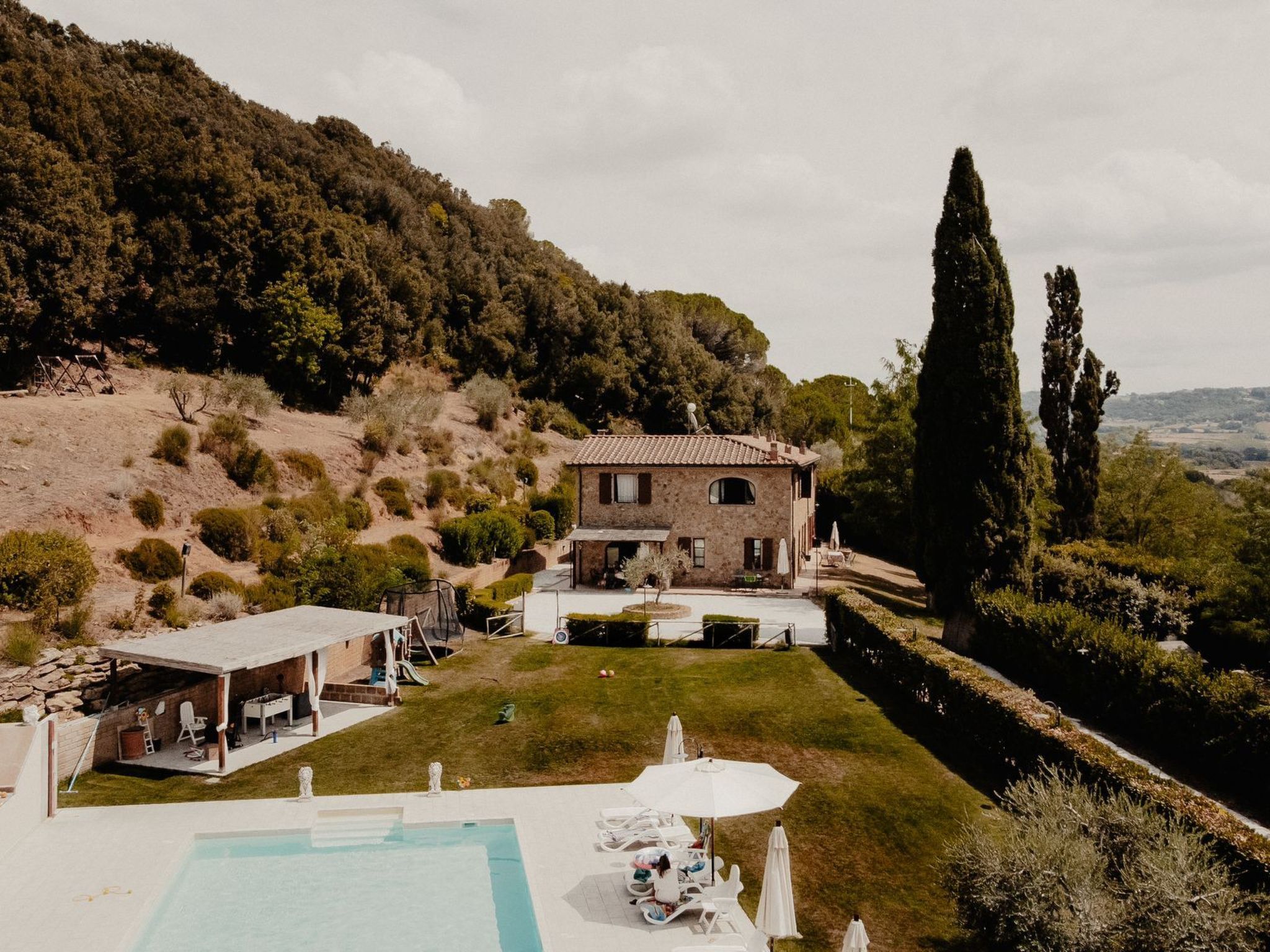 Wohnung in Riparbella mit privatem Parkplatz-Binnen