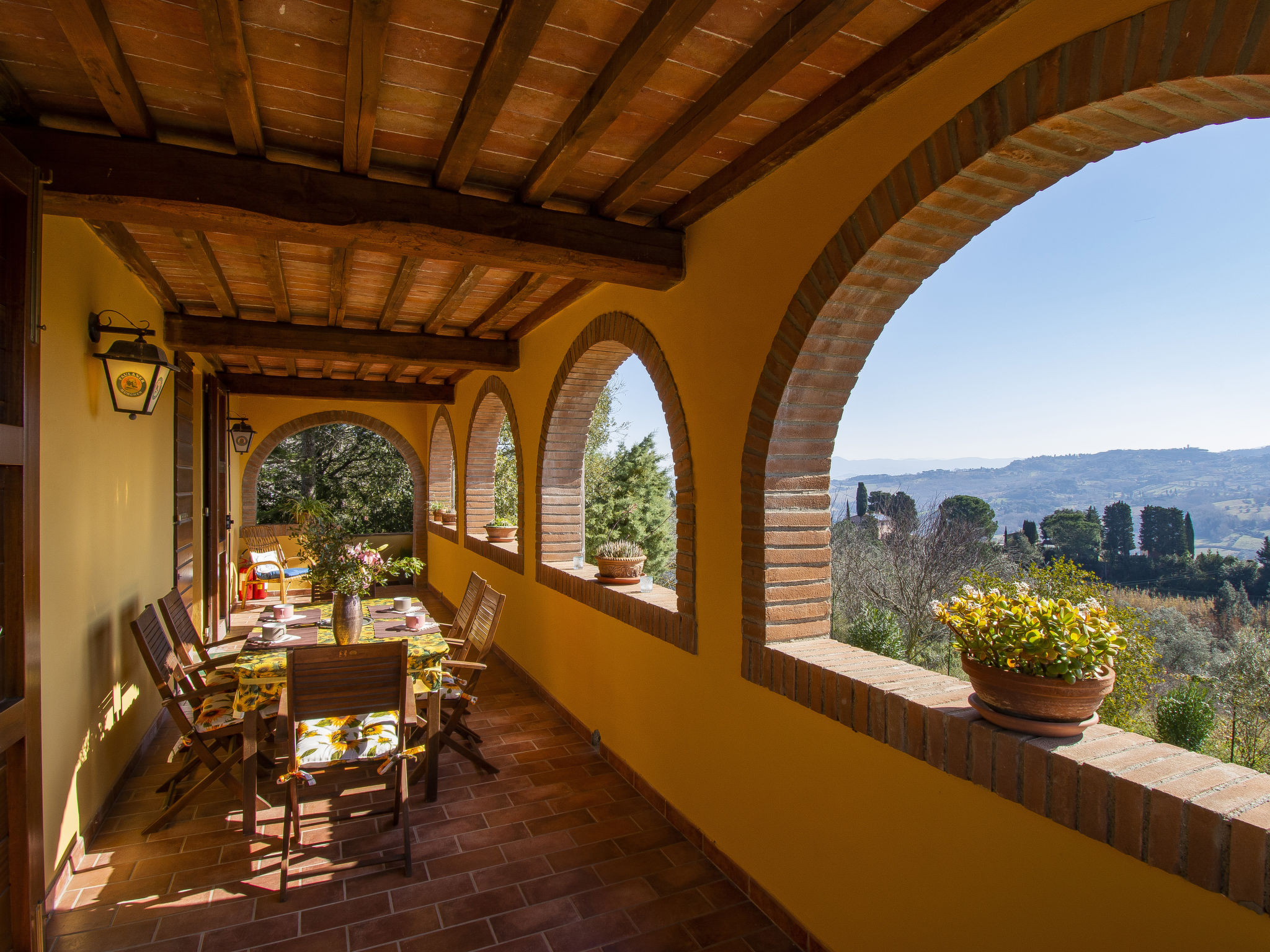 Ferienhaus mit umzäuntem Garten in Riparbella (Italien) und 2 Hunde erlaubt