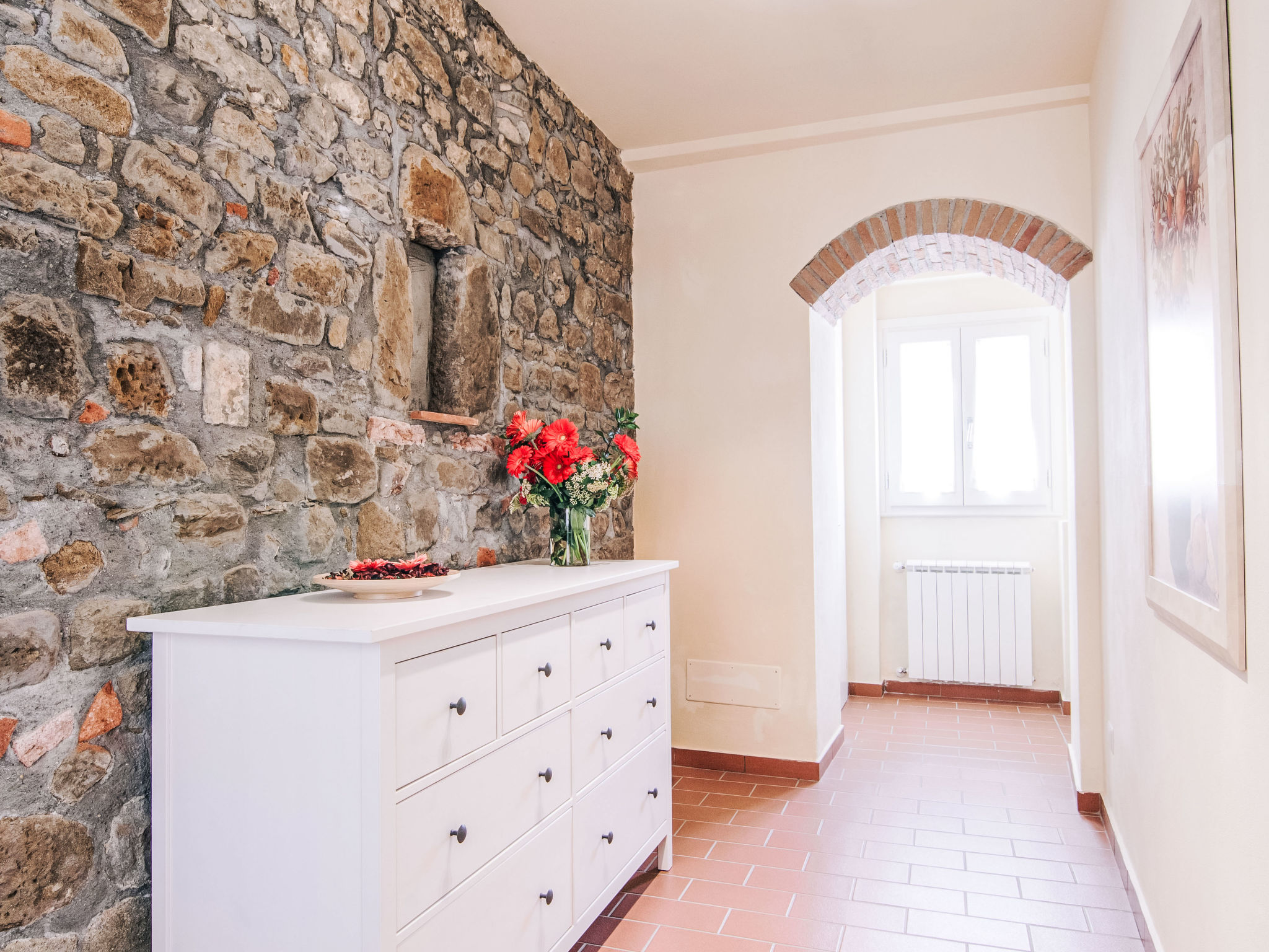 Wohnung "L'Arancio" mit Privatparkplatz - Dedans