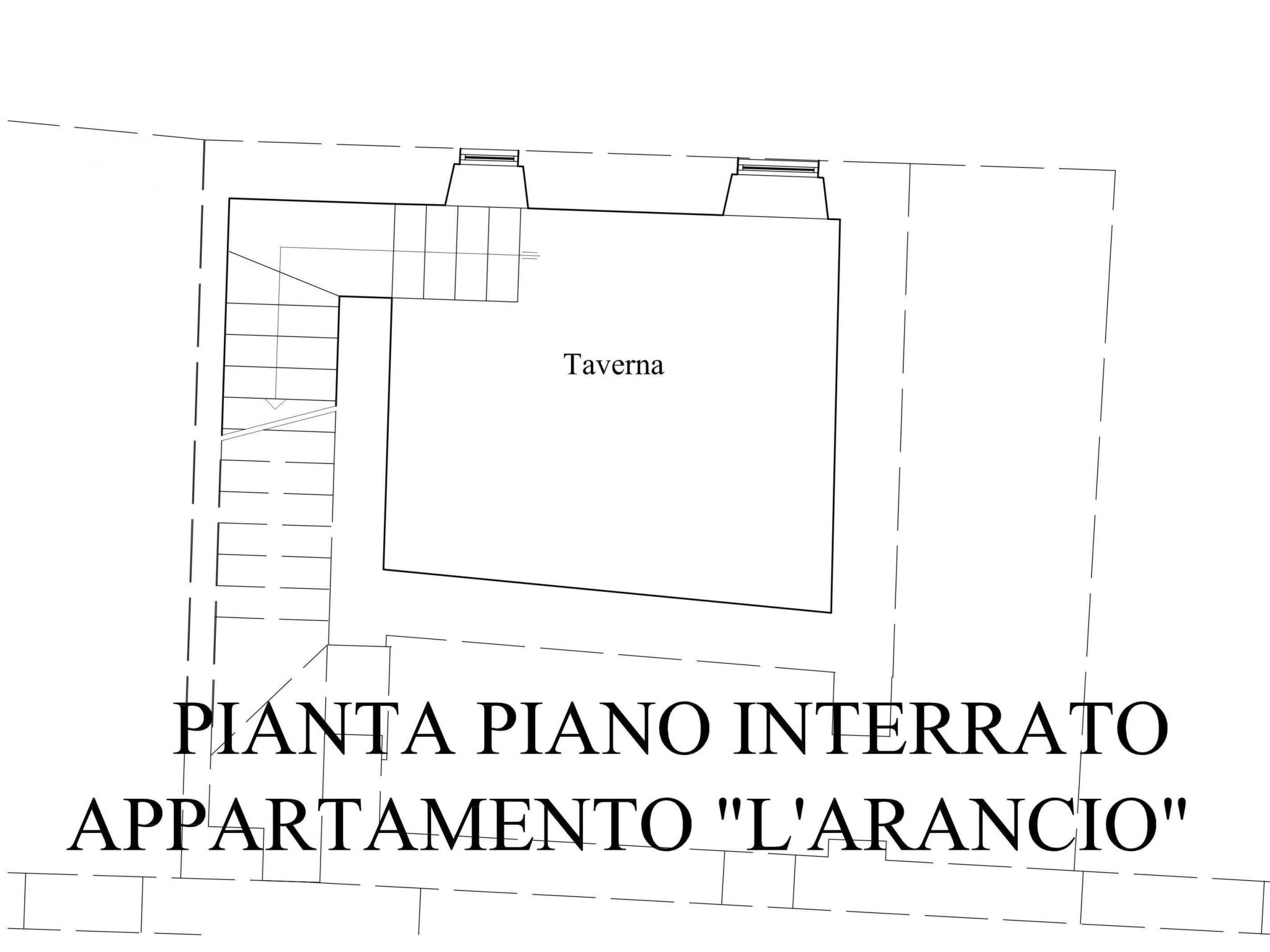 Wohnung "L'Arancio" mit Privatparkplatz - Dedans