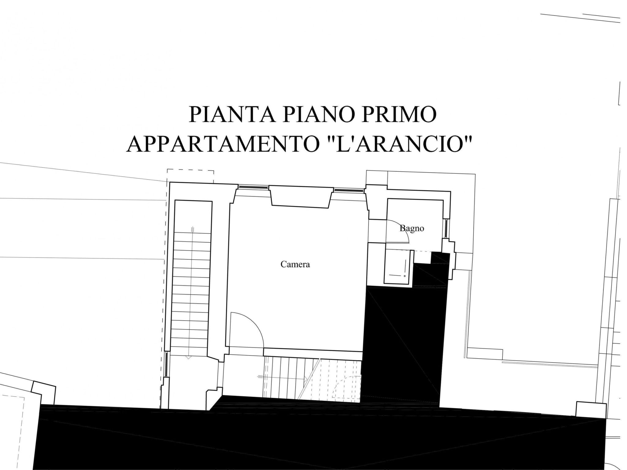 Wohnung "L'Arancio" mit Privatparkplatz - Dedans