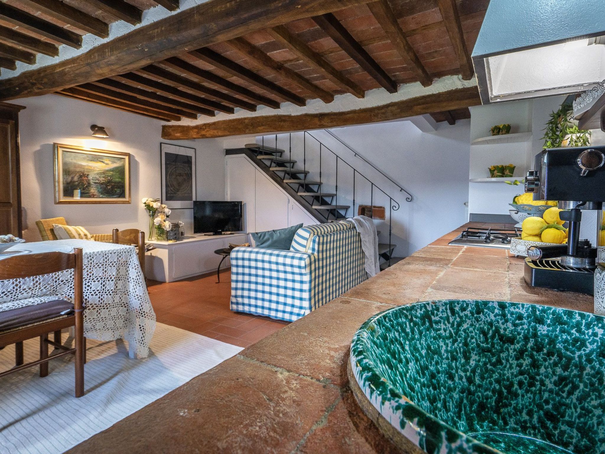 Zwei-Zimmer-Wohnung La Colombaia mit Garten-Binnen