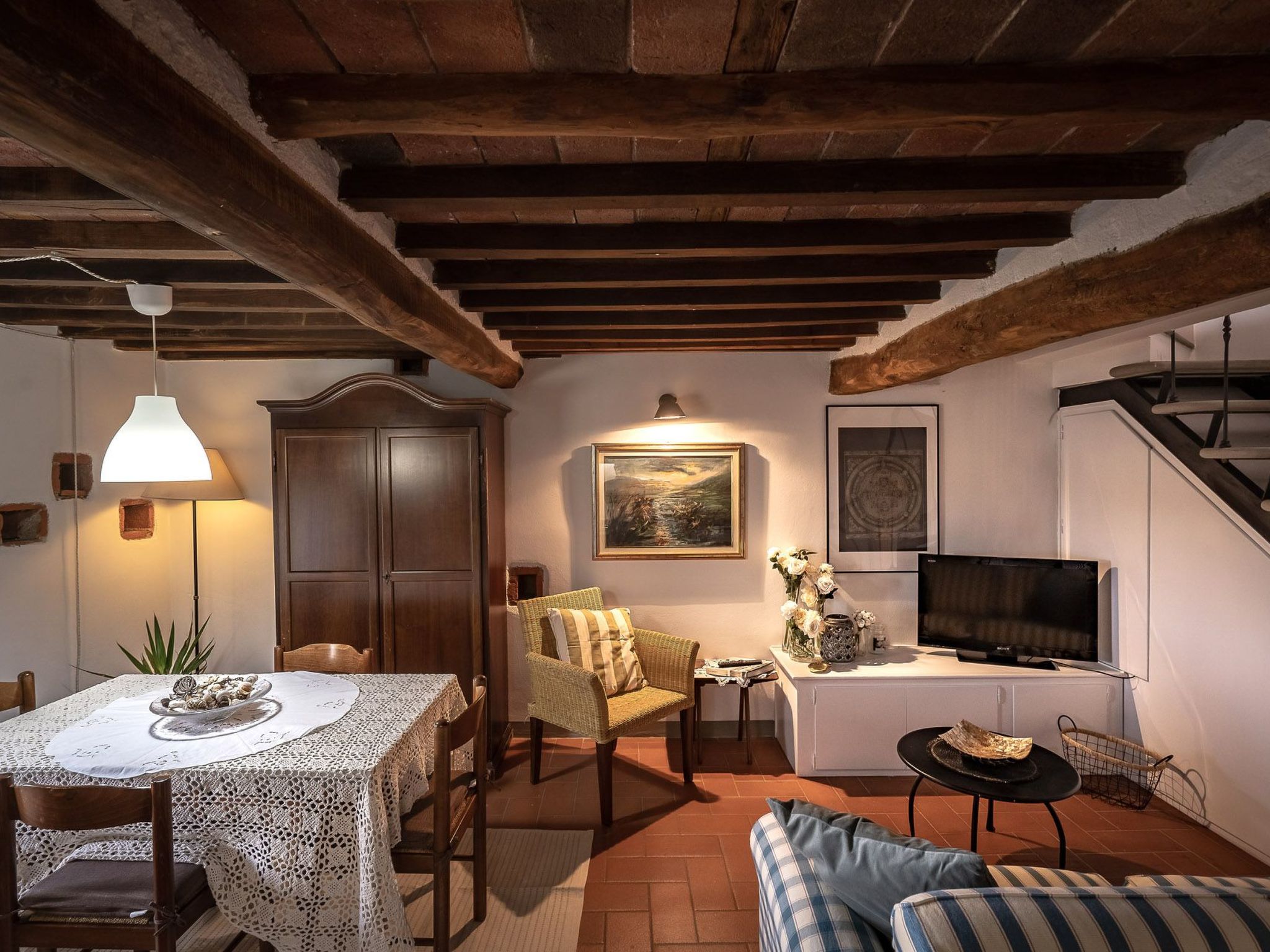 Zwei-Zimmer-Wohnung La Colombaia mit Garten-Binnen