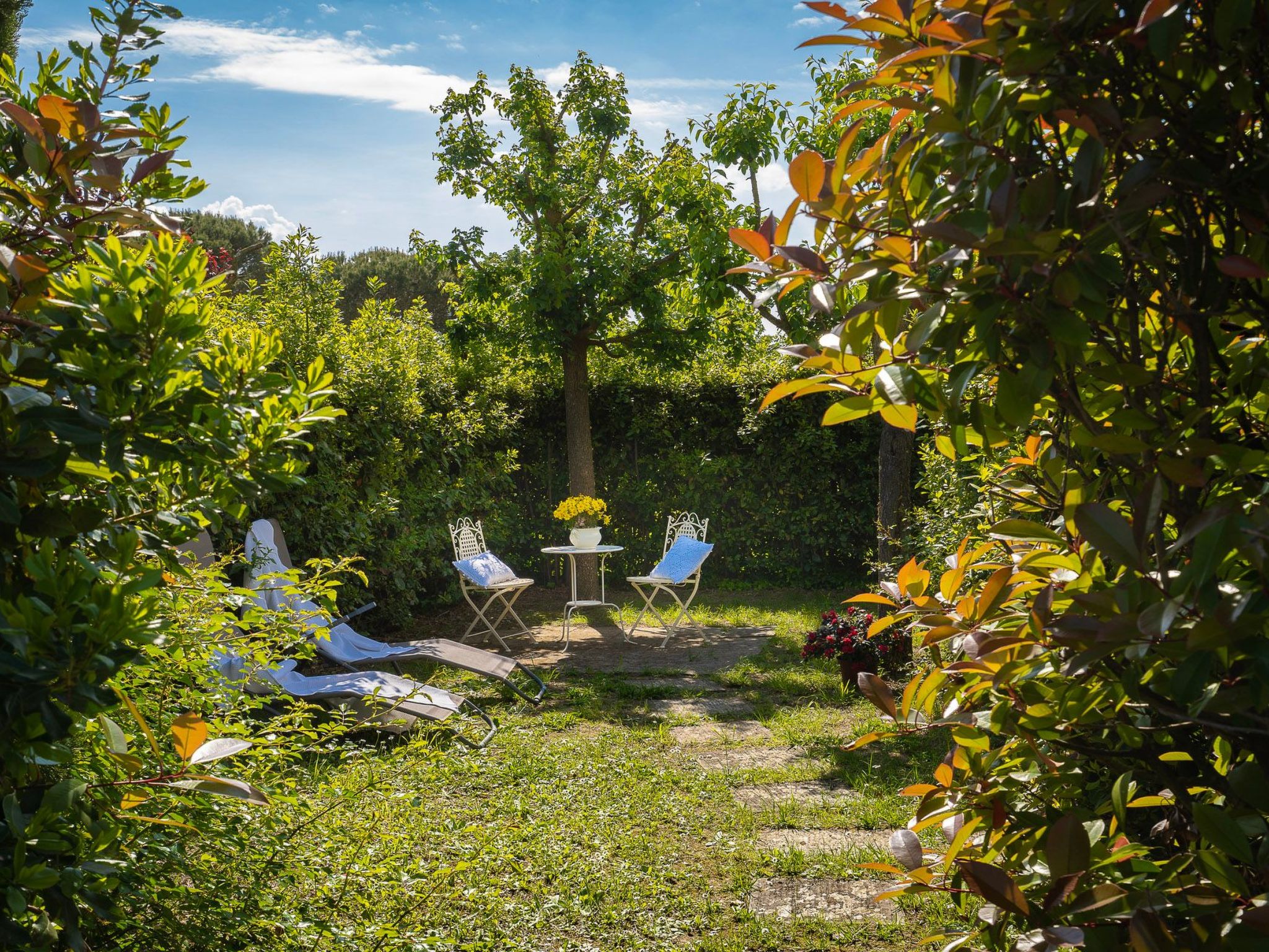 Zwei-Zimmer-Wohnung La Colombaia mit Garten-Binnen