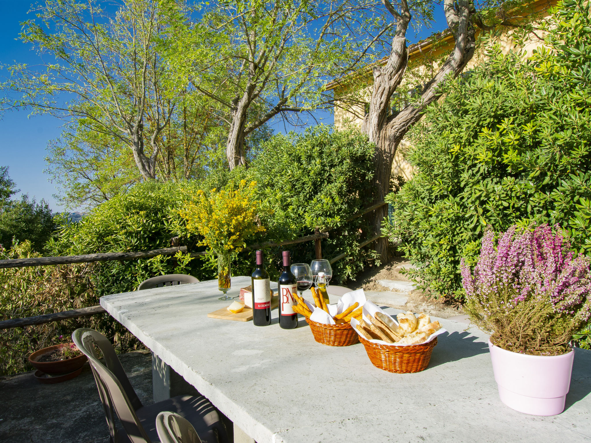 Ferienhaus mit umzäuntem Garten in Peccioli (Italien) und 1 Hund erlaubt
