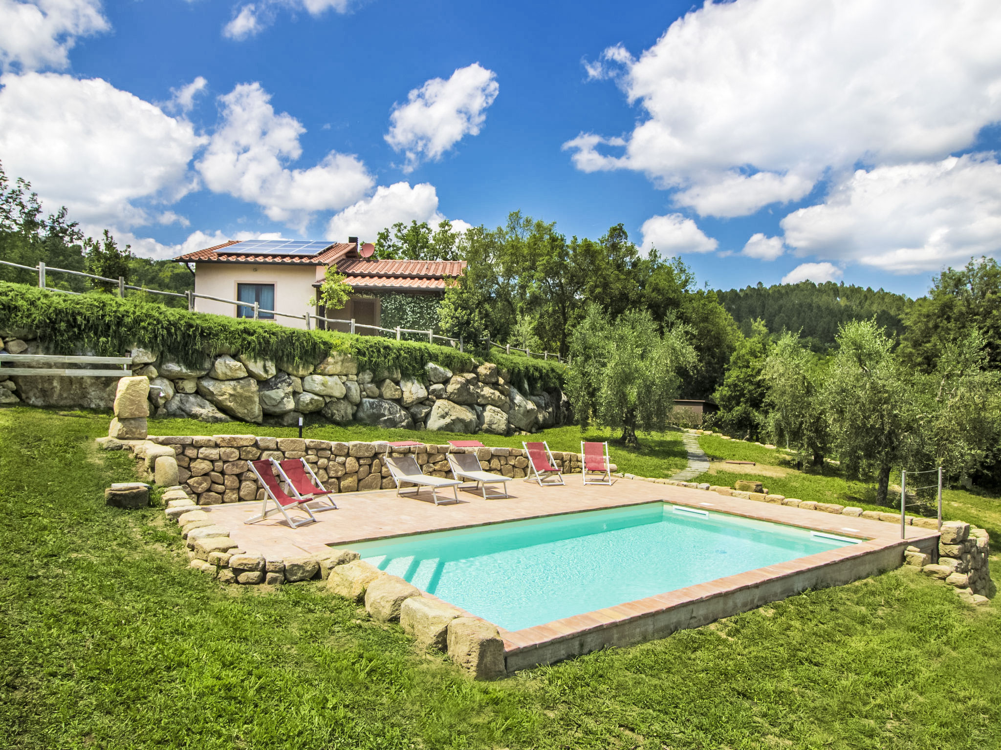 Vakantiehuis met privé zwembad in Roccastrada (Italië) voor 6 personen