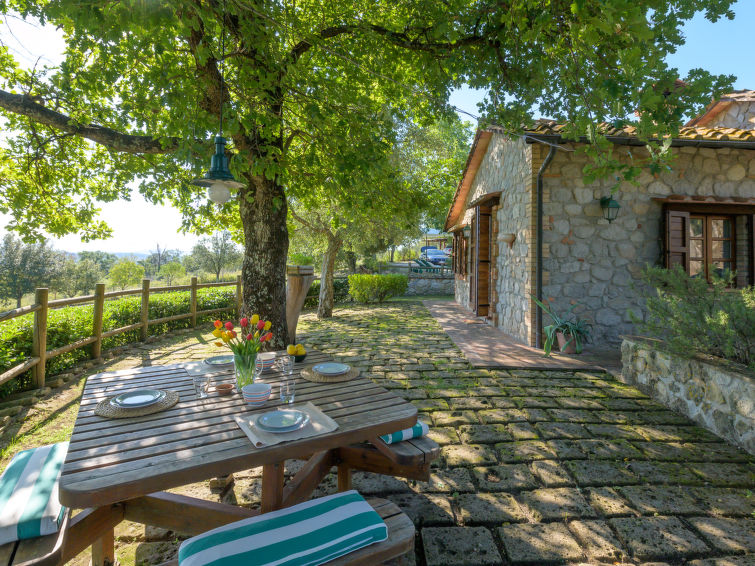 Ferienhaus mit umzäuntem Garten in Roccastrada (Italien) und 3 Hunde erlaubt