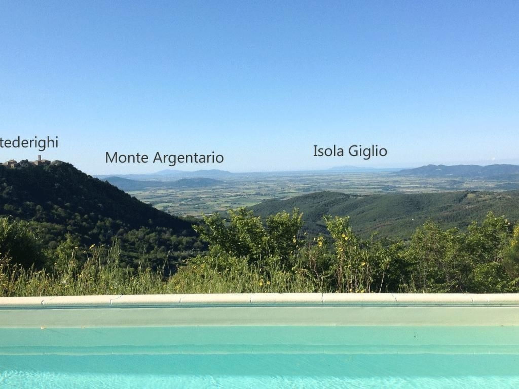 Private Naturstein-Villa in eigenem 2 ha Park mit Poolblick auf die Maremma - Image-tags.info